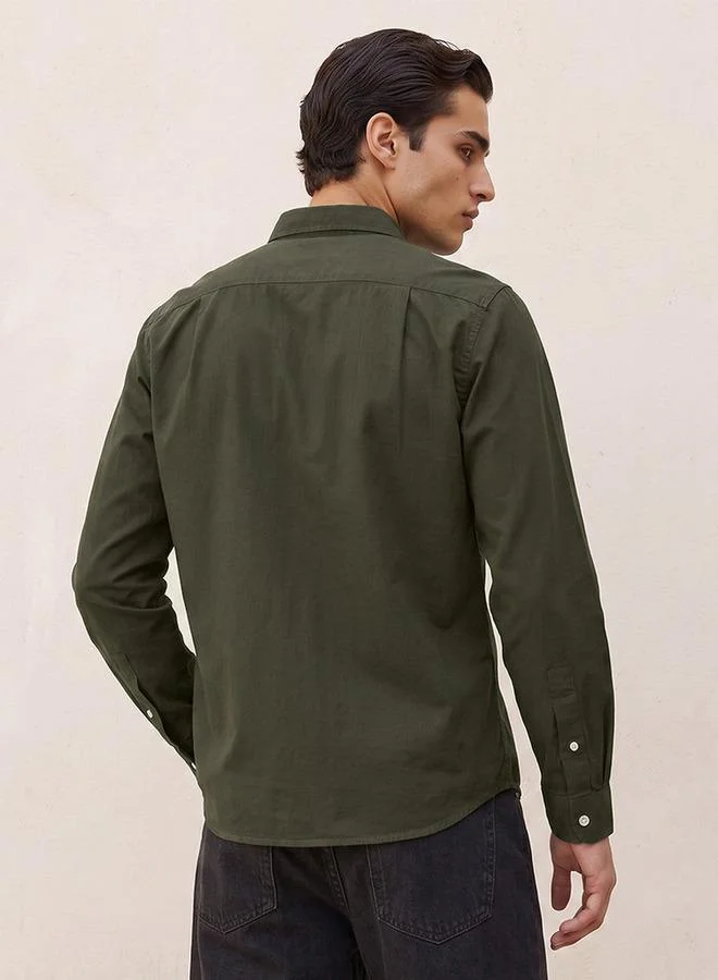 Lee Cooper GREEN Lee Cooper Long Sleeves Shirt for Men | Best Price UAE