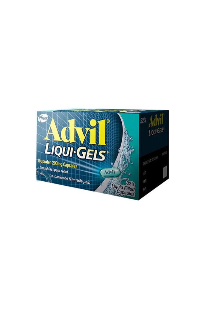 Advil 200Mg Ibuprufen Liquigel 32S