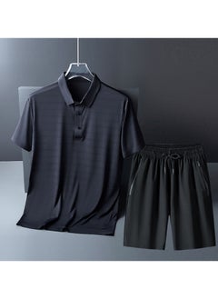 New Casual Thin Ice Silk Two-Piece Set