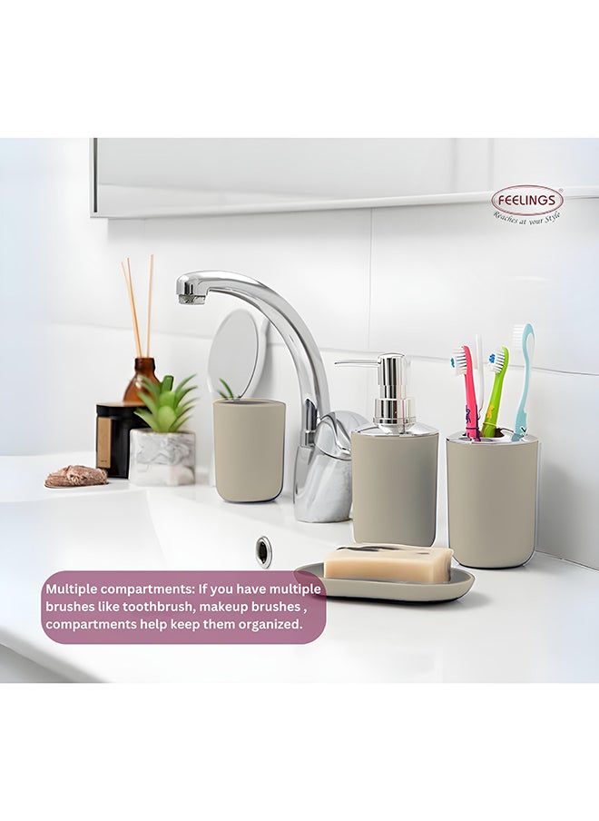 Feelings Feelings Bathroom 6Pcs Set Sand Beige  - Image 3