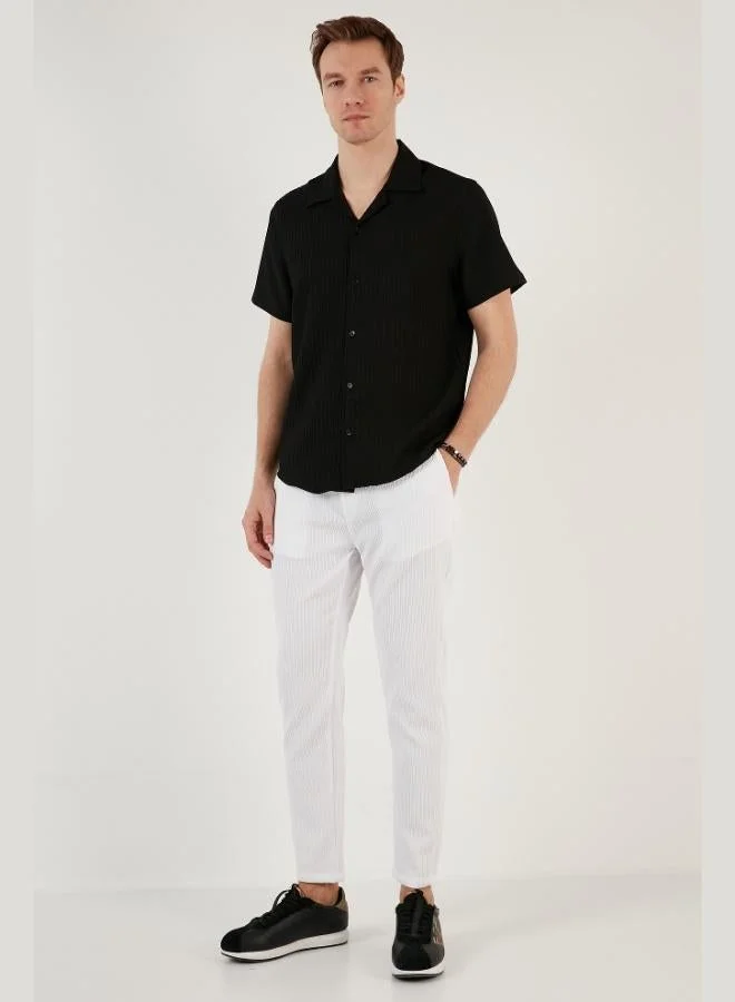 Buratti  Buratti Apache Collar Short Sleeve Regular Fit Shirt Men's SHIRT CF24S117842 for Men | Best Price UAE