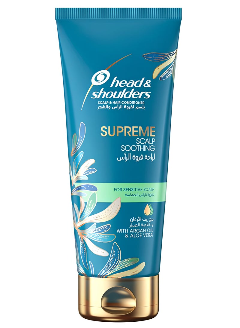 هيد أند شولدرز سوبريم مويستشر مع كريم الأرجان لفروة الرأس وبلسم الشعر - Image 1