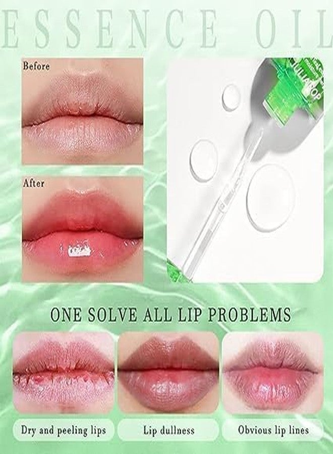 Caltero Aloe Vera Lip Gloss, Long Lasting Nutritious Lip Balm Moisturizing Aloe Vera Lip Oil for Lip Treatment and Dry Lips (1)-2024 - Image 5
