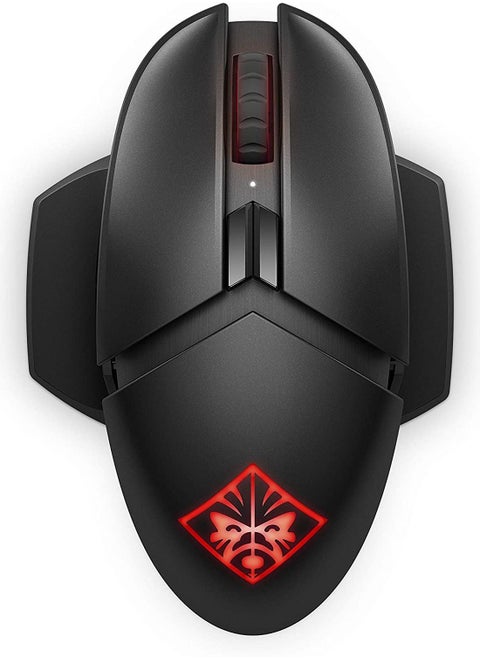 Omen by HP Photon Wireless Gaming Mouse with Qi Wireless Charging, Programmable Buttons, E-Sport DPI, and Custom RGB Lighting Black