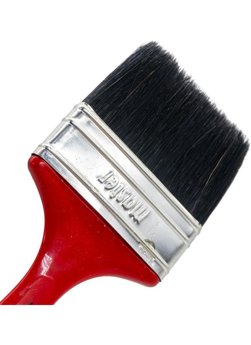 Master 510715 Plastic Handle Oil Paint Brush No:4  - Image 3