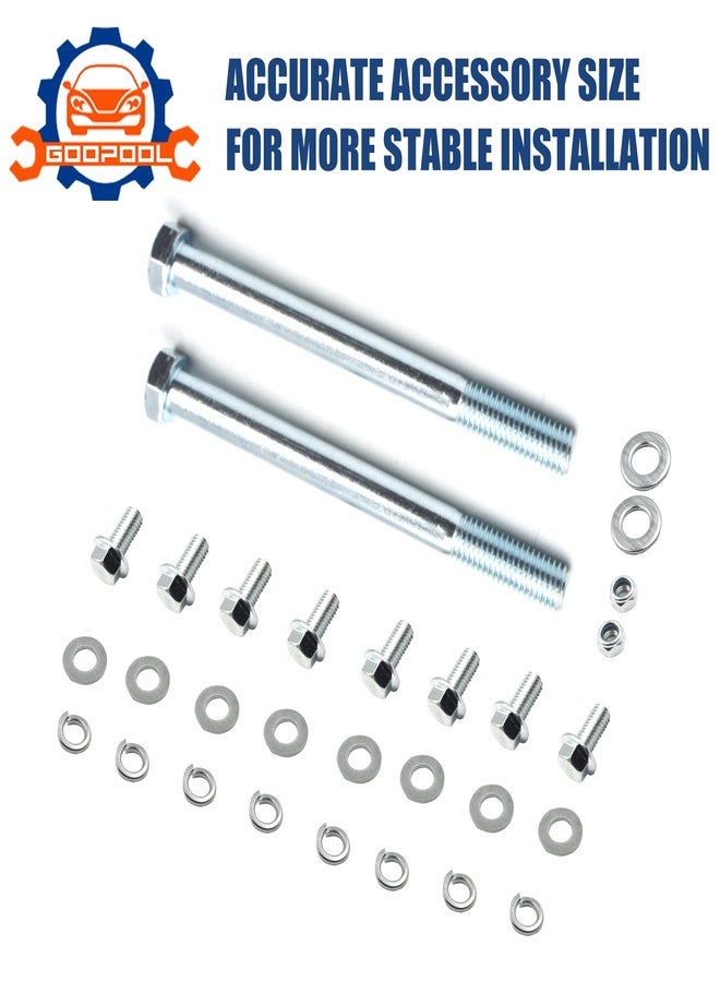 Goopool حوامل تحويل محرك LS متوافقة مع شاحنات شيفروليه وجي إم سي ذات الهيكل المربع / OBS موديلات 1973-1998، ثنائية ورباعية الدفع، حامل تحويل محرك قابل للتعديل لسيارات C10 و C/K و 1500 - Image 4