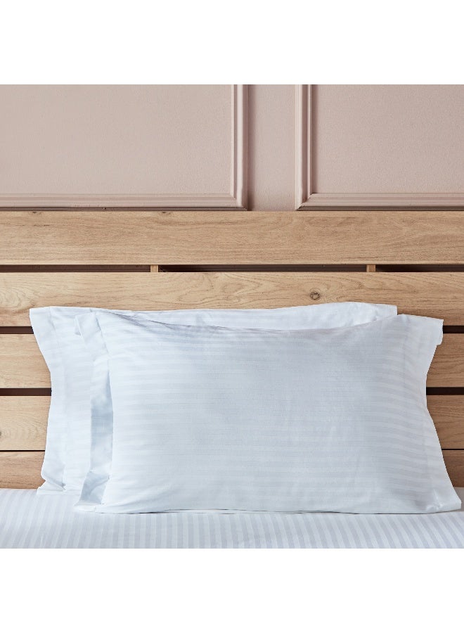 Home Box طقم غطاء وسادة هاملتون 2 قطعة مع حافة 75 × 50 سم - Image 3