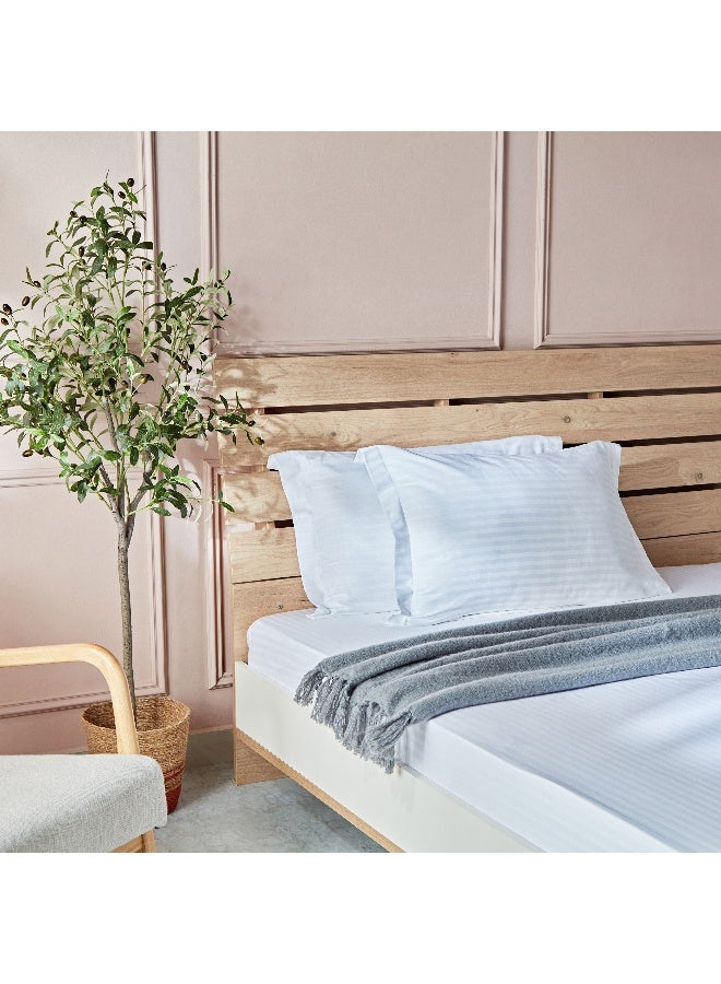 Home Box طقم غطاء وسادة هاملتون 2 قطعة مع حافة 75 × 50 سم - Image 1