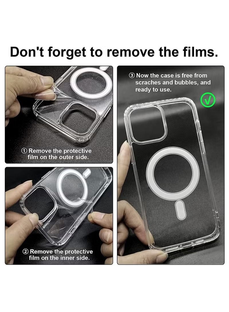 Zaboon Clear Case for iPhone 14 Pro Max with Magsafe 6.7 - Image 4