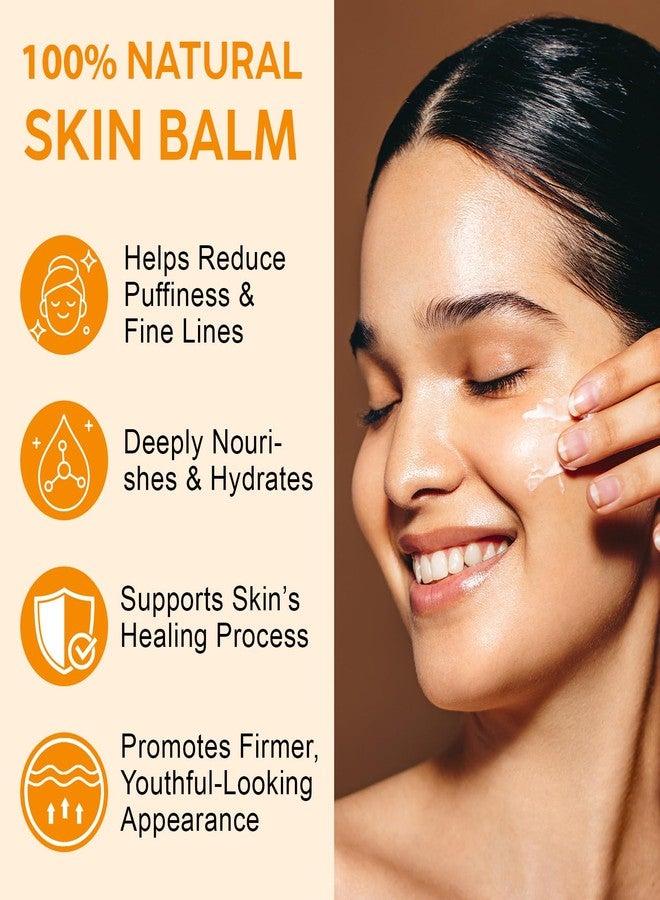 Tiuedu 2Pack Tallow, Castor Oil and Frankincense Oil Skin Balm, 100% Grass-Fed Tallow for Face & Body Moisturizer, Deep Moisturizing Cream, Moisturizer for Dry, Cracked Skin, All Skin Types - Image 4