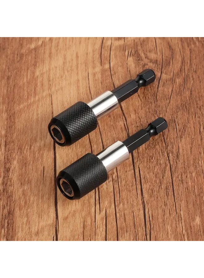 2pcs Impact Tough Hex Shank Drill Bit Holder Extension With Locking Quick Release - Image 3