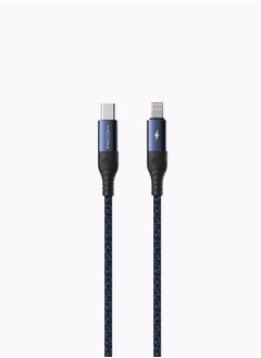 MIQIA USB C TO LIGHTNING Cable Blue 1M 20W  - Image 2
