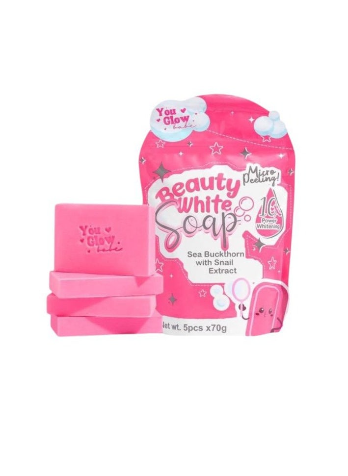 You Glow Babe Beauty white soap sea buckthorn with snail extract 5pcs x 70g 