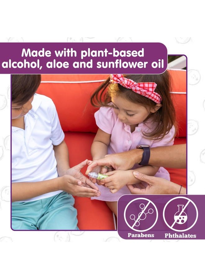 Boogie Kids Hand Sanitizer Spray for Babies &Toddlers, Great for Diaper Bags and Backpacks, Plant Based Alcohol, Made With Aloe & Sunflower Seed Oil, 3 Count (Pack of 1) - Image 3