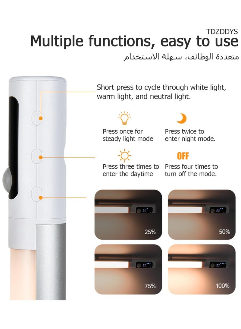 TDZDDYS Rechargeable Motion Sensor Night Lights - Wireless LED Closet Lighting with Magnetic Dimmable Feature and Digital Display - Ideal for Kitchen, Stairs, and Wardrobe - Image 3