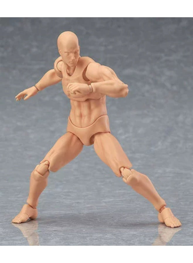 Figure Body, Fully Articulated Drawing Mannequin with Stand, Artist Sketch Model for Painting, Animation & Sculpture