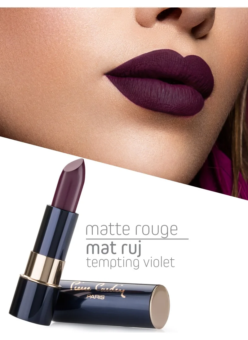 بيير كاردان Matte Rouge Matte Lipstick - Tempting Violet