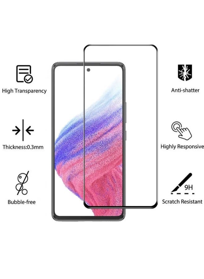 (2 Pieces) Screen Protector for Samsung Galaxy A22 4G, clear tempered glass screen protector, 2 pieces - Image 2