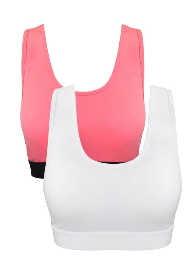 لاسو باك يحتوي علي 2 قطعة سوفت برا مبطن قطن حريمي - Image 1