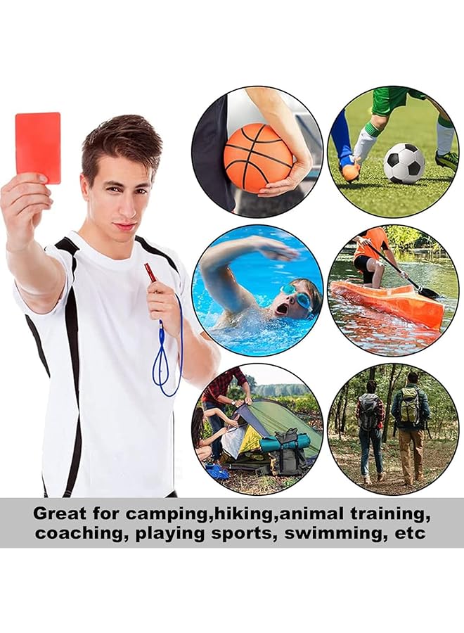 X spring Emergency Whistle with Keychain 7pcs Loud Emergency Whistle for Camping Hiking Hunting Aluminum Survival Whistles for Outdoor Safety Multi Functional Hiking Safety Tool with Key Rings - Image 5