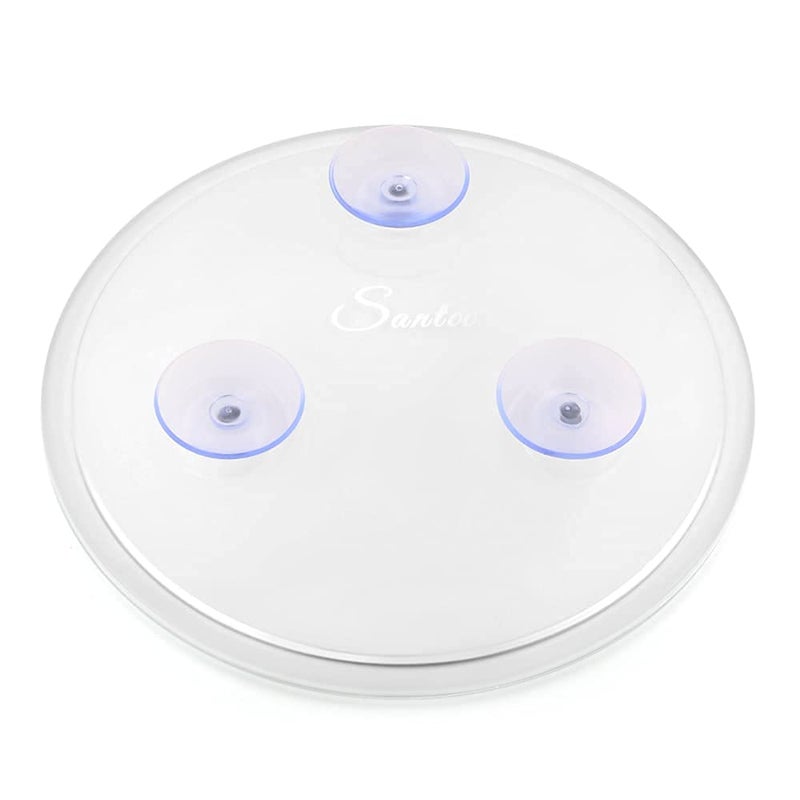 Santoo 20X Magnifying Mirror With 3 Mounting Suction Cups Used For - Pluck Eyebrows - Tweezing - Blackhead Removal - See Details Clearly - Easy Mounting Makeup Mirror - 6 Inch Round - Image 4