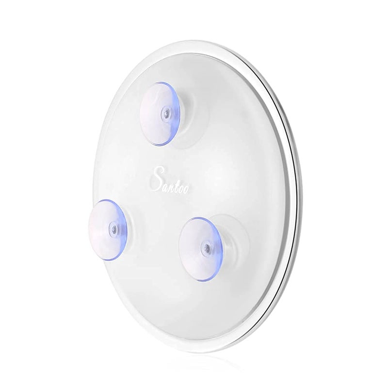 Santoo 20X Magnifying Mirror With 3 Mounting Suction Cups Used For - Pluck Eyebrows - Tweezing - Blackhead Removal - See Details Clearly - Easy Mounting Makeup Mirror - 6 Inch Round - Image 3