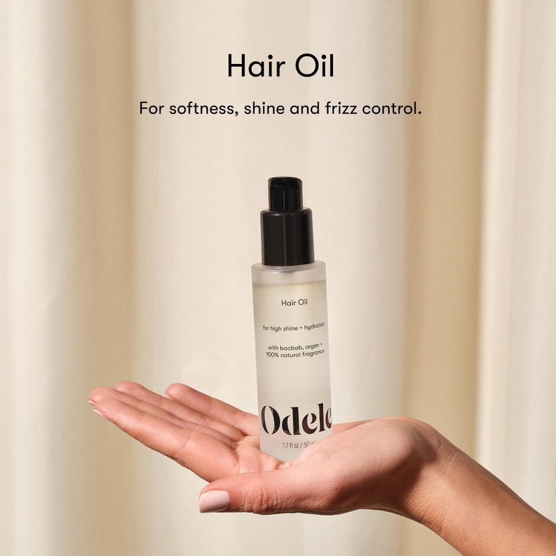 Odele Hair Oil with Baobab & Argan Oils, Lightweight to Smooth Frizz, Add Shine & Hydration, for All Hair Types, 1.7 Fl Oz - Image 2
