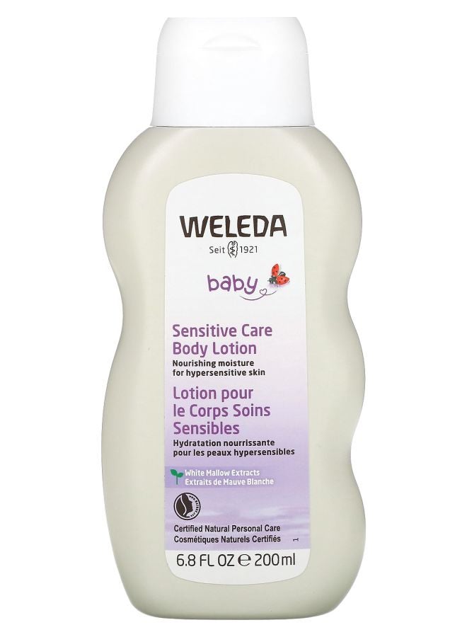 Weleda Baby Sensitive Care Body Lotion White Mallow Extracts 6.8 fl oz (200 ml)