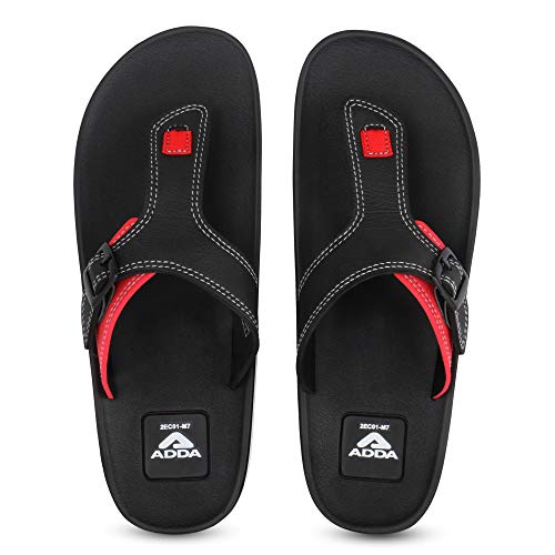 ADDA أديدا رجال أوميغا-01 ش sandal أسود وأحمر - 8 المملكة المتحدة - Image 1