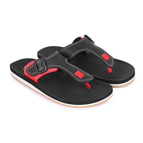 ADDA أديدا رجال أوميغا-01 ش sandal أسود وأحمر - 8 المملكة المتحدة - Image 2