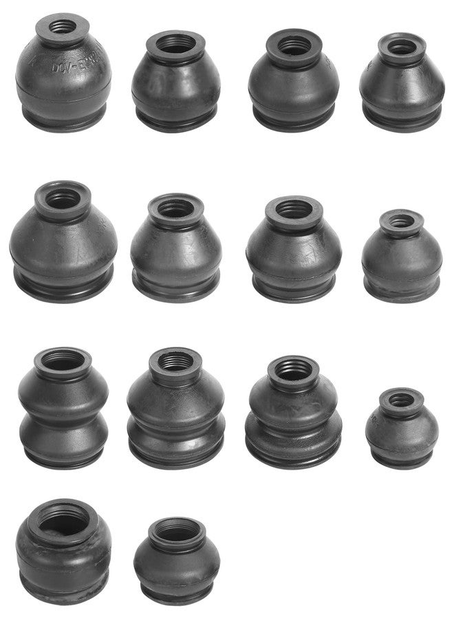 RACOONA 14PCS Ball Joint Boot,Car Accessories Ball Joint Dust Boot,Universal Silicone Dust Boots Cover for Tie Rod,Ball Joint Rubber Dust Boot Covers,Rubber Joint Kit,Suitable for Most Vehicles - Image 1