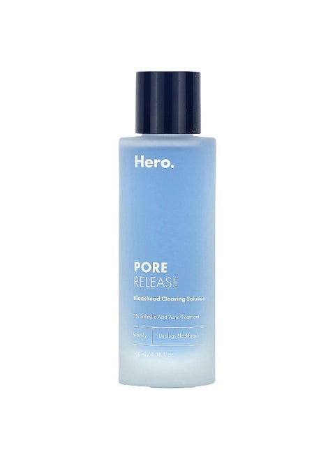 Hero Cosmetics, Pore Release, Blackhead Clearing Solution, 3.38 fl oz (100 ml)