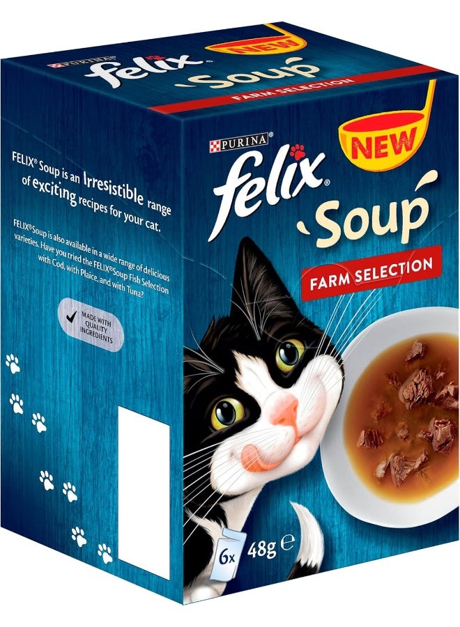 Felix Purina Felix Soup Farm Selection, 288g (Pack of 8) - Image 2