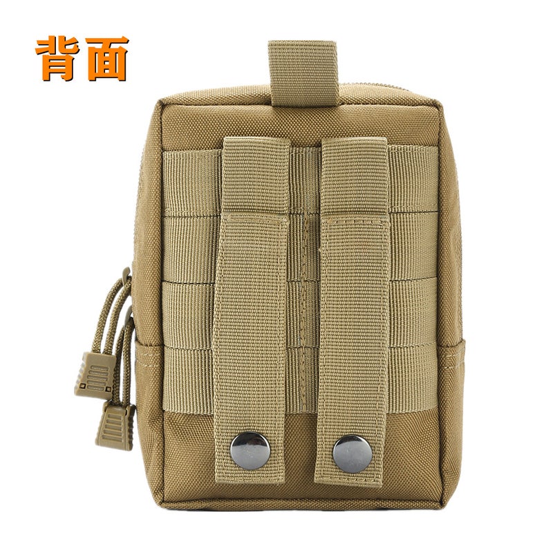 Multi-Functional Military Fan Tactical Waist Bag Outdoor Sports Mobile Phone Waist Bag Hanging Bag Mountaineering Bag Card Mobile Phone Bag - Image 4