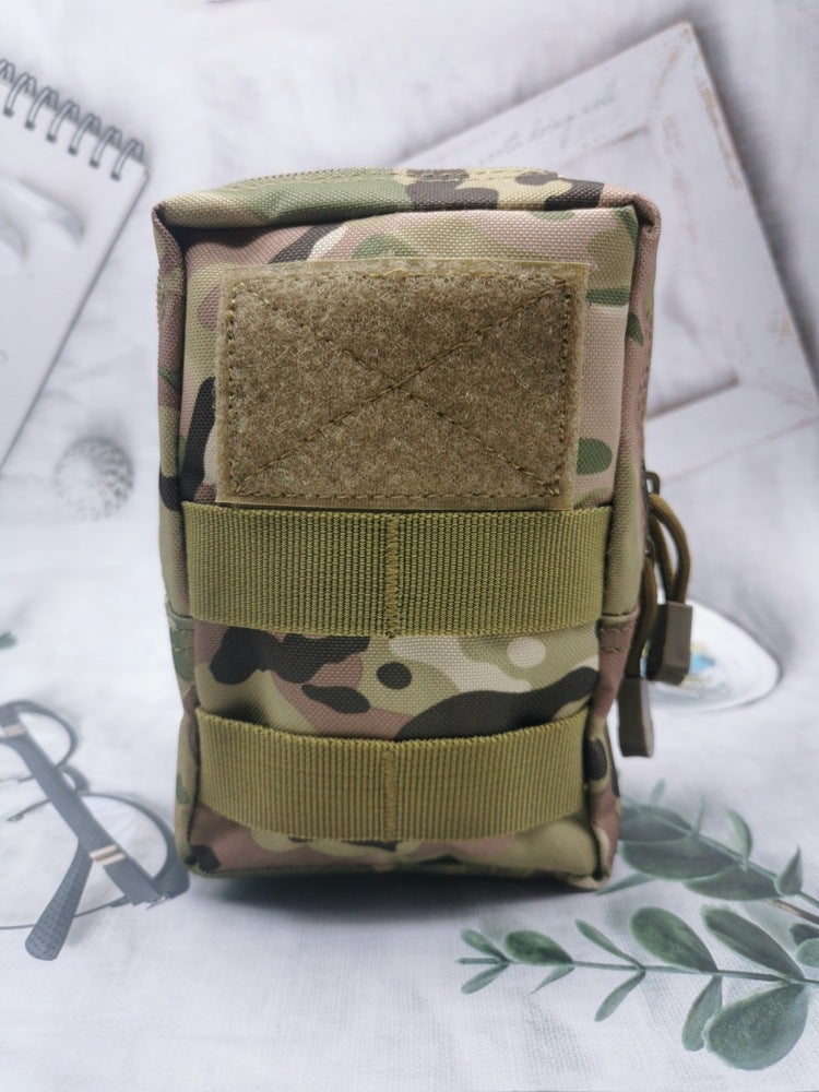 Multi-Functional Military Fan Tactical Waist Bag Outdoor Sports Mobile Phone Waist Bag Hanging Bag Mountaineering Bag Card Mobile Phone Bag - Image 1