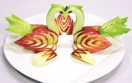 Komkom Kom Kom Fruit and Vegetable Carving Knives Set C, Yellow, 11 x 1 x 5 inches - Image 5