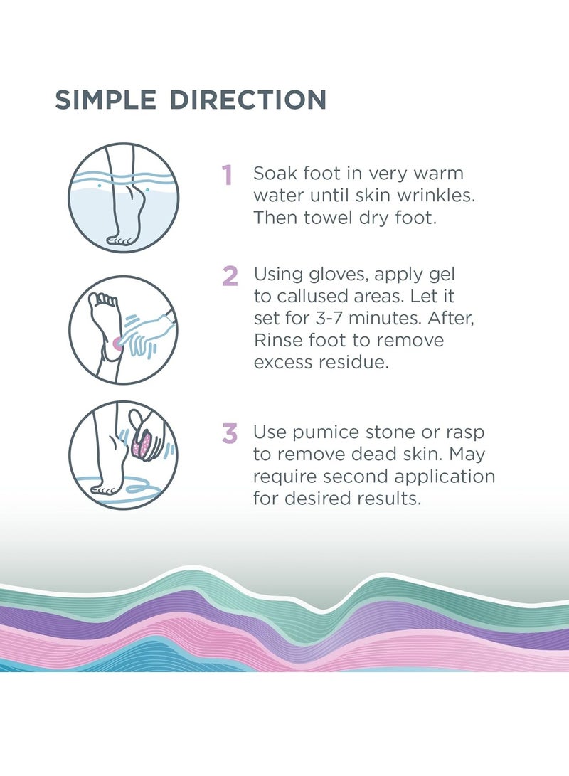 LEE Callus Remover for Feet - 8 Oz, Original, Powerful Formulation - Extra Strength Gel, Home Pedicure Foot Spa Results - Cracked & Dead Dry Skin Supplies - Image 2