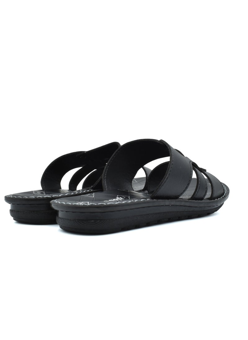 aerosoft Aerosoft Men's Black Slippers P3904  - Image 4