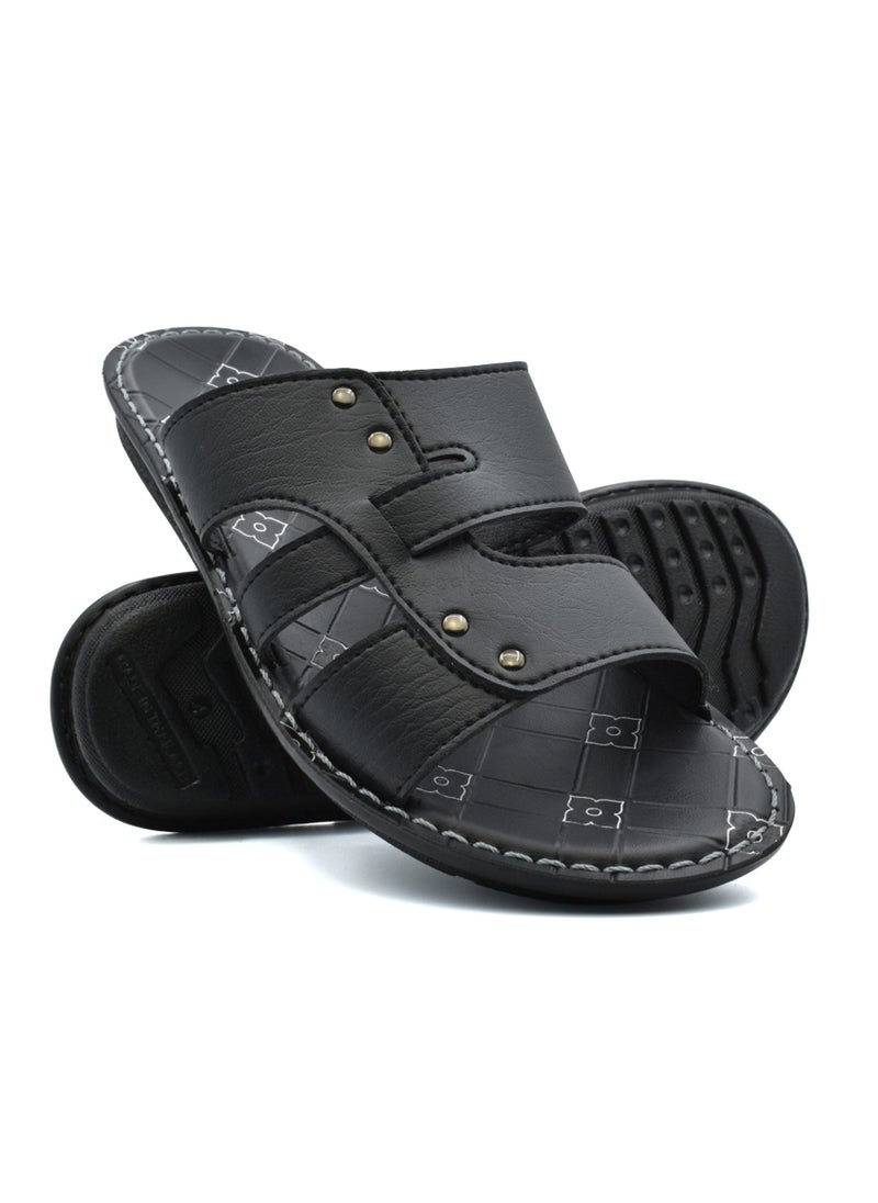 aerosoft Aerosoft Men's Black Slippers P3904  - Image 2
