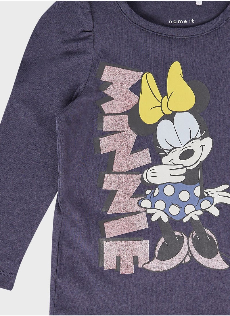 NAME IT Kids Minnie Mouse T-Shirt  - Image 3