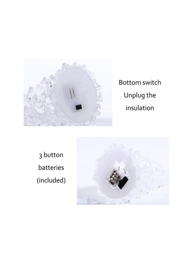 Night Light, LED Color Changing Table Lights Acrylic Stand Lamp Battery Operated Tabletop  Tree Lights for  Decoration Gift, Home Party Festival Wedding Decor (A) - Image 5