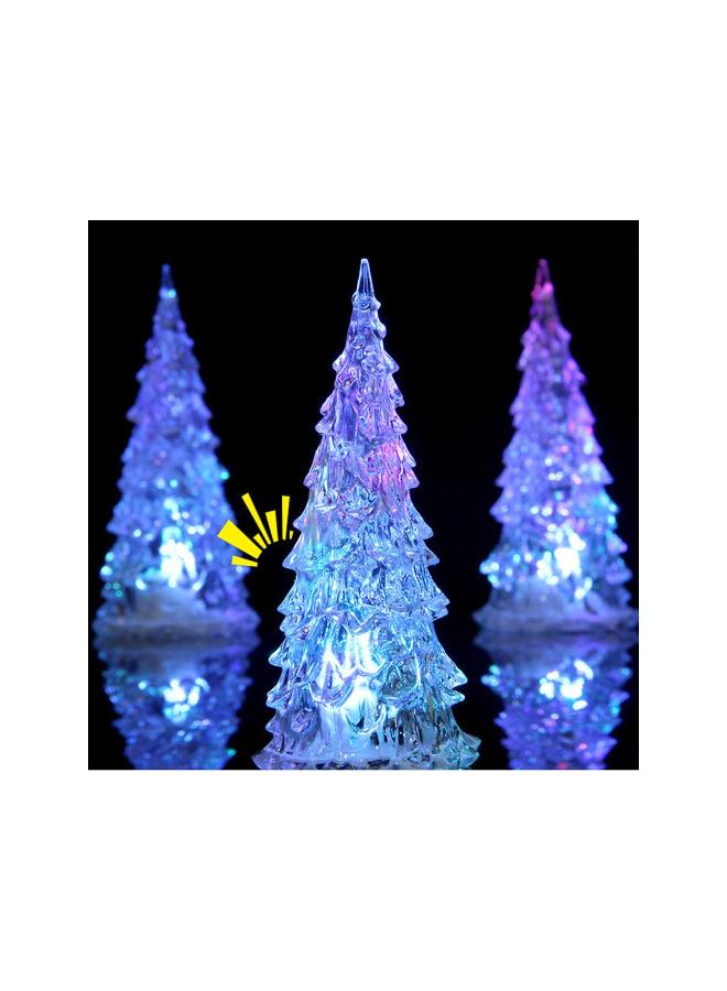 Night Light, LED Color Changing Table Lights Acrylic Stand Lamp Battery Operated Tabletop  Tree Lights for  Decoration Gift, Home Party Festival Wedding Decor (A) - Image 3