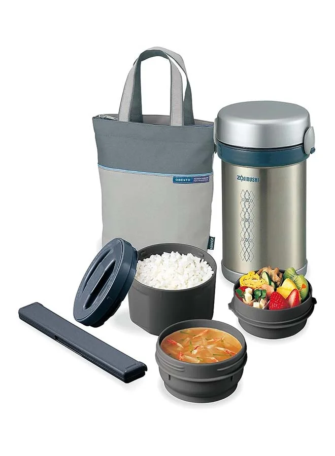 Zojirushi Lunch Jar, Stainless Steel Vacuum 0.84L Stainless Silver