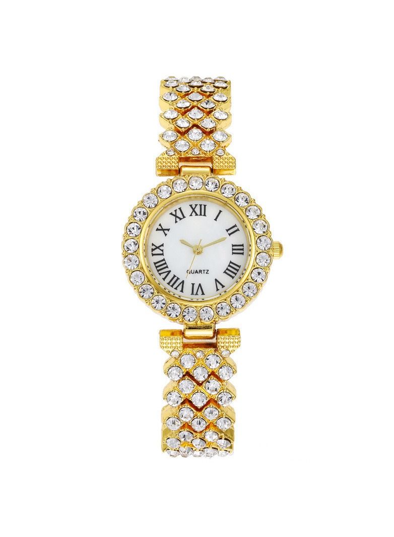 Women's Stone Studded Analog Watch  With Bracelet Set  - Image 2