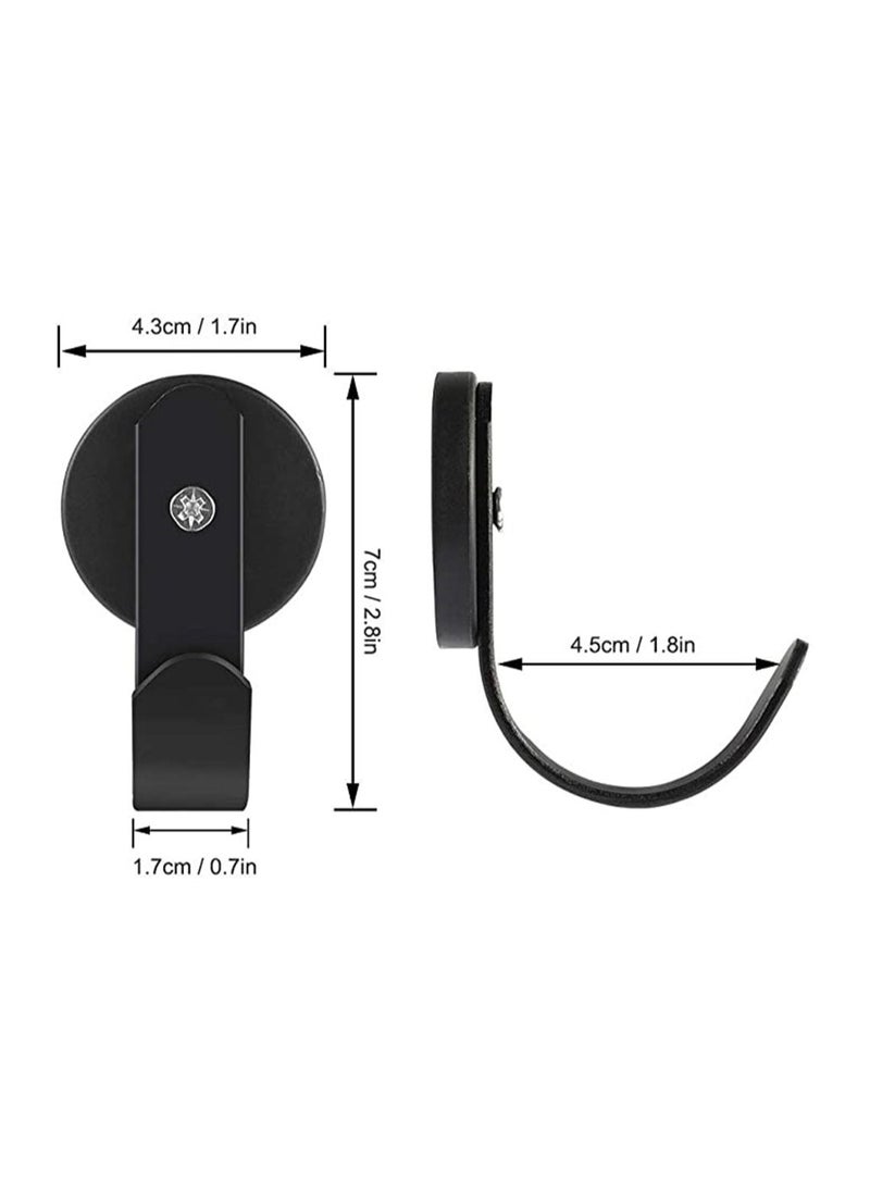 Y&D - 2 Pack No Punch Magnetic Hook Wreath Hanger for Metal Front Door Decoration - Image 1