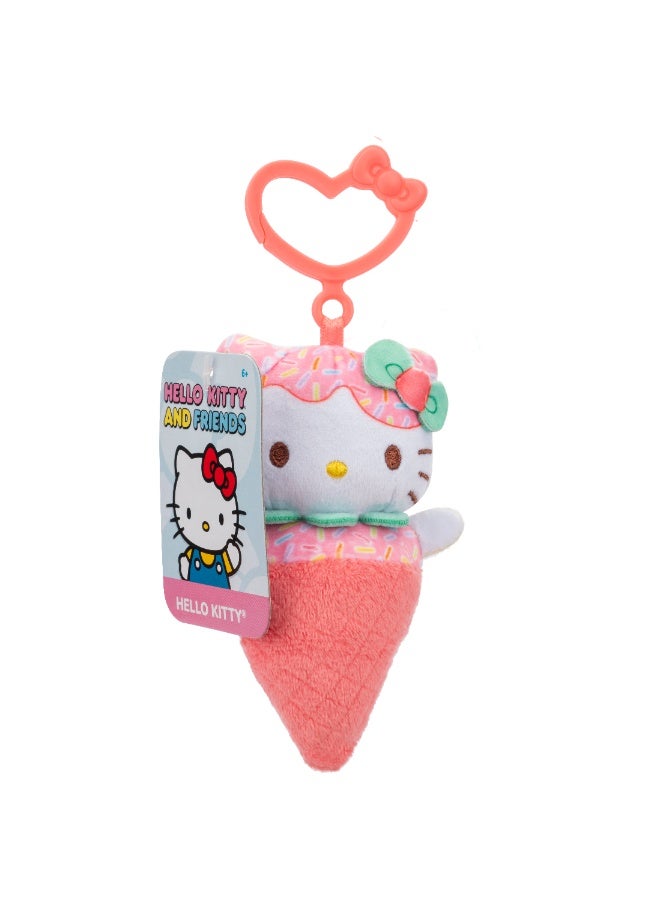 Hello Kitty - Plush Clip (Clip-On Plush) (Ice Cream) (Hello Kitty) W1 - Image 4