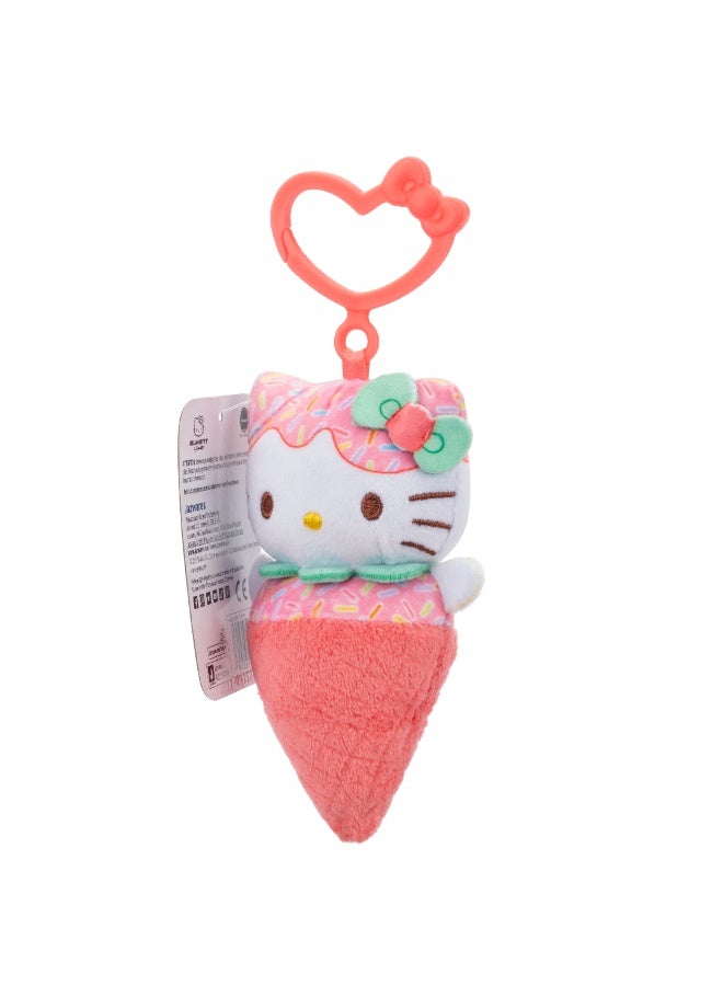 Hello Kitty - Plush Clip (Clip-On Plush) (Ice Cream) (Hello Kitty) W1 - Image 2