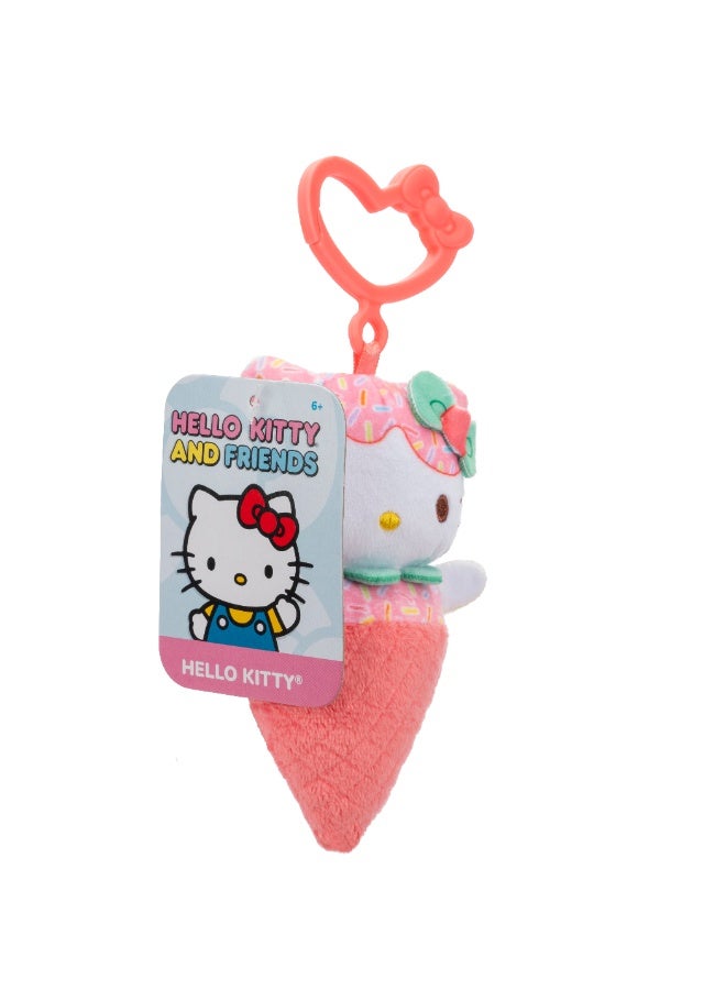 Hello Kitty - Plush Clip (Clip-On Plush) (Ice Cream) (Hello Kitty) W1 - Image 3