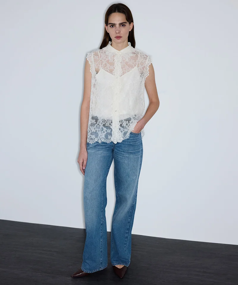 ابيكول Lace Blouse