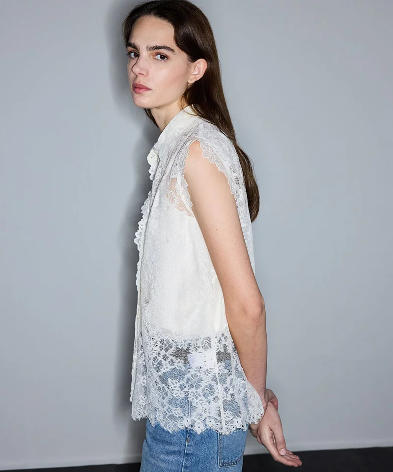 ابيكول Lace Blouse